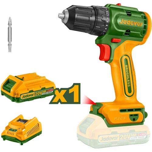 Taladro Atornillador 20v 10mm Jadever Jdcdp5521