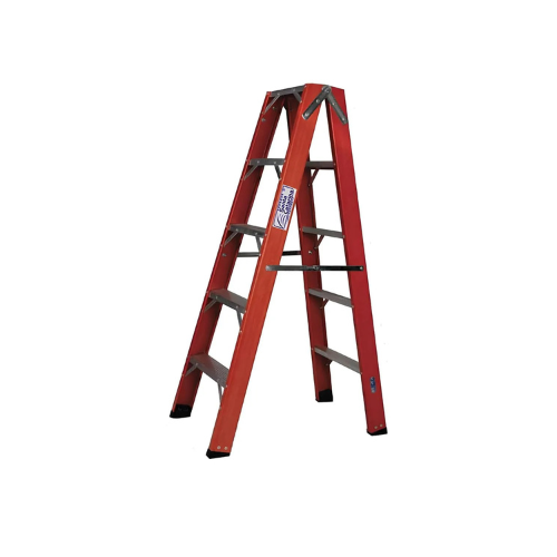Escalera Tijera Doble Fibra de Vidrio 5 Peldaños Santa Catarina