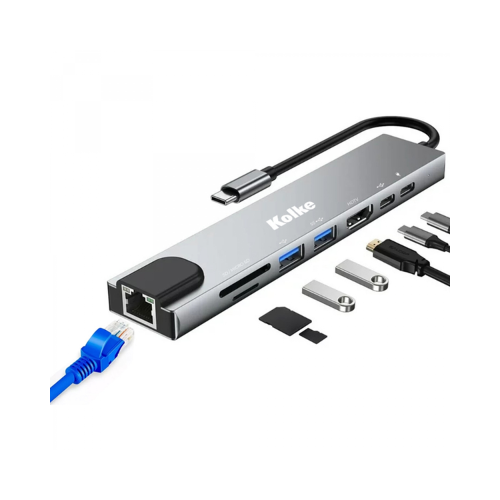 Hub USB C 8 en 1 Kch-681 Kolke