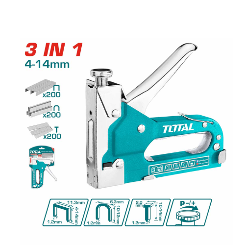 Grapadora y Clavadora 3 en 1 Total Tht31143