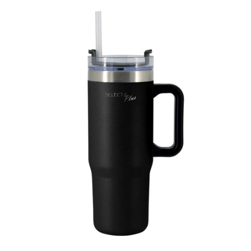 Mug Travel Termico 900ml Acero Inox Negro Selecta