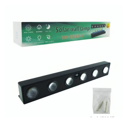 Aplique Solar De 6 LED