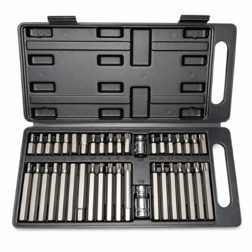 Juego De Puntas HEX, TORX y SPLINE 40 Pzas, RO-B40