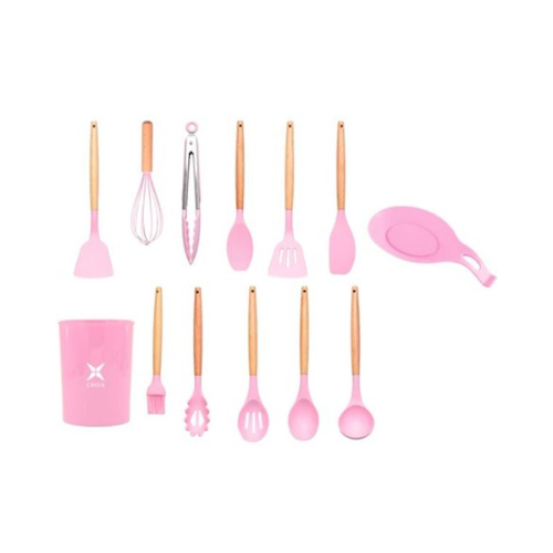 Set Utensilios de Cocina Croix X13 Pcs Rosa