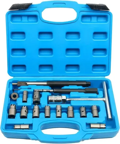 Juego de Escariadores ParaIinyector Diésel Universales de 17 Piezas