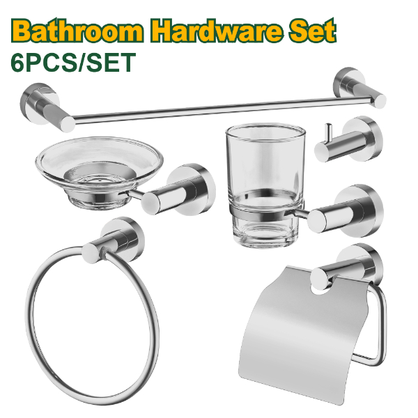 Juego de accesorios para baño 6pzs. Jadever Caja JDZG1516