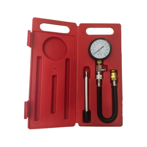 Kit Medidor Compresión Motor Naftero Automotriz Manometro Isard 3 Pzs RT-14001