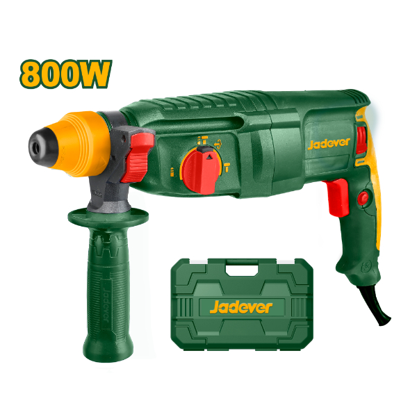 Rotomartillo SDSp 2.5J 800W. Jadever Maletin JDRH1D26