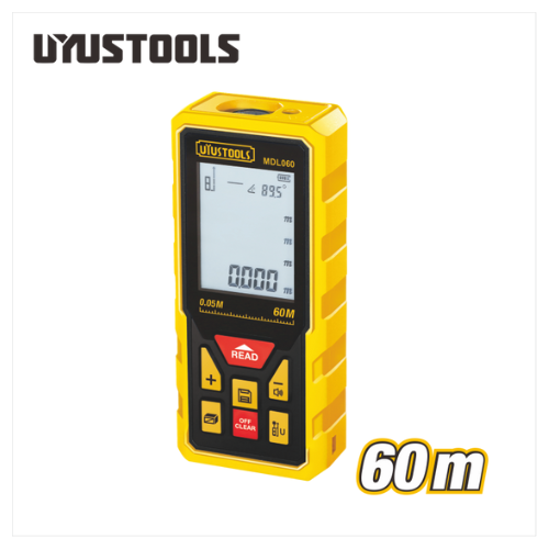 Medidor Laser de Distancia 60M ±2MM Uyustools