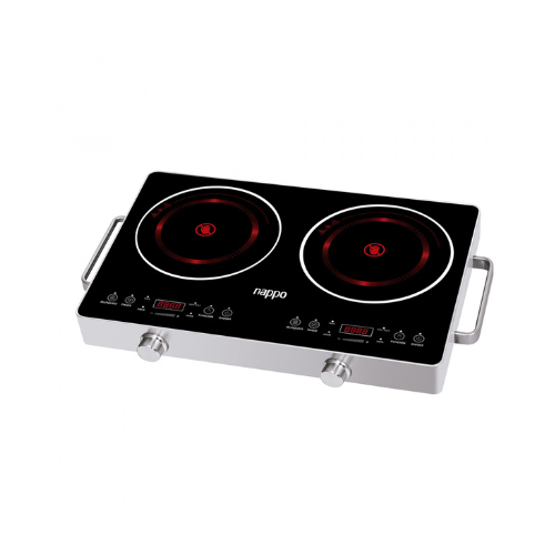 Placa Vitrocerámica Infrarroja Doble Nappo NEE-206