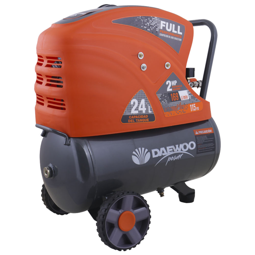 Compresor Daewoo 2hp 220v 24lts. Nuevo