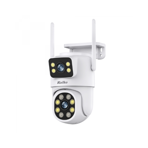 Camara Doble Ip Pt Alarma Ai Colorvu Kuc-653