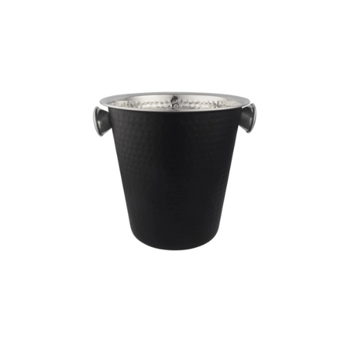 Champagnera Acero Inox 21cm Exterior Negro Mate