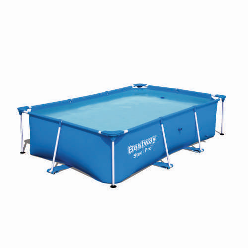 Piscina rectangular con est. metalica 2.300Lt. sin Depurador