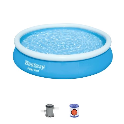 Piscina borde inflable 366x76cm 5.377Lt. con depurador