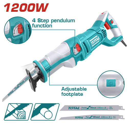 Sierra Sable Reciproca 1200W  TS1001201  TOTAL