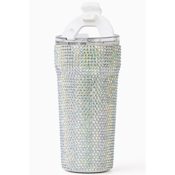 Vaso Termico 530ml. TH Cristales Blancos PE. Utendors DA-701V-CRW