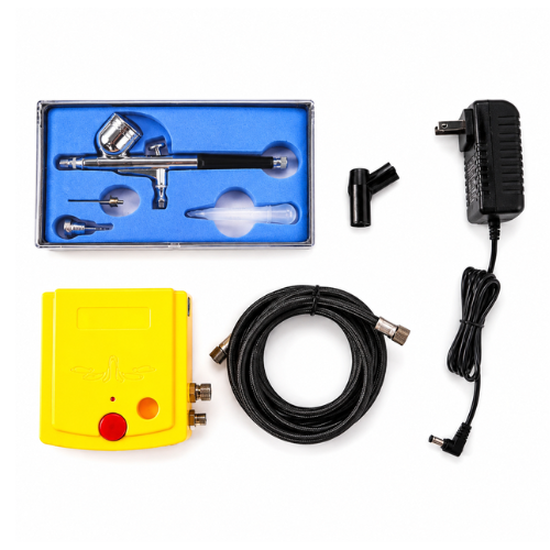 Set Aerógrafo Con Minicompresor