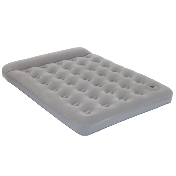 Colchon inflable con bomba de pie 190 x 137 x 22cm. Coleman Go! 90720