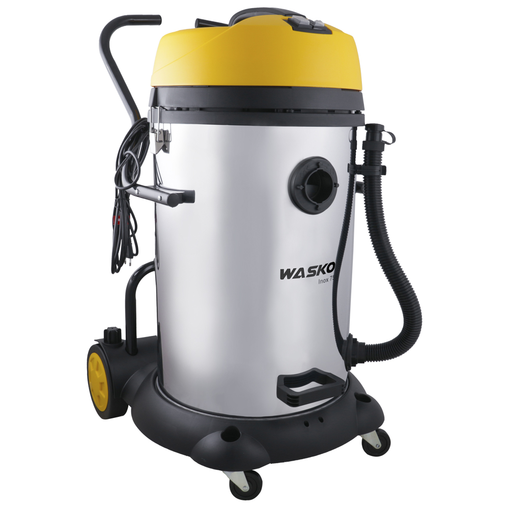 Aspiradora Wasko Inoxidable Duo2x1200w 75l 220v