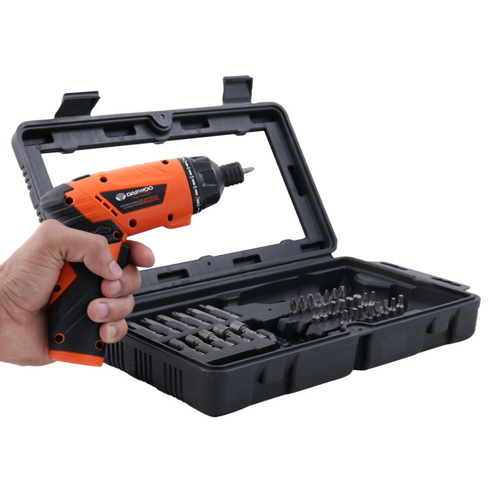Atornillador Lition,3,6v, 2,5nm, Caja + Accesorios