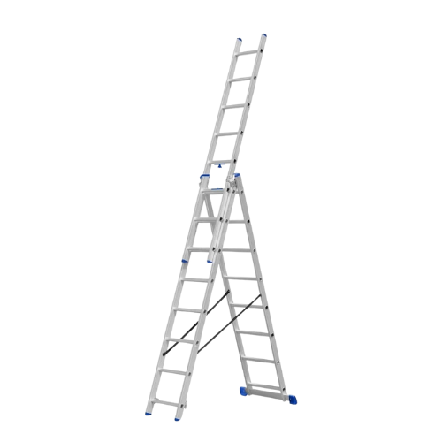 Escalera Extensible 3 tramos Wadfow Wld6h38