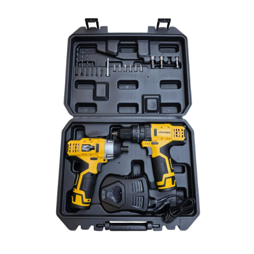 Kit Atornillador de impacto + Llave de Impacto 12v Uyustools