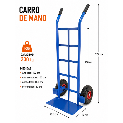 Carro de Mano 200kg