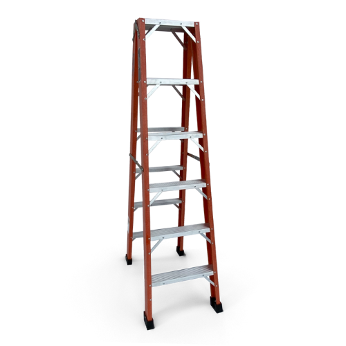 Escalera Tijera Doble Fibra de Vidrio 8 Peldaños Santa Catarina