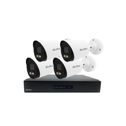 Kit De Camaras 8 De Canales 2.0mp Full Hd Colorvu Kuk-445