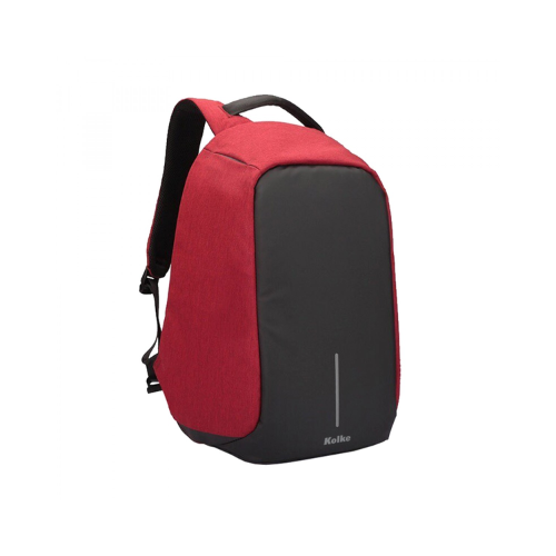 Mochila Anti-Robo Active KVM-245 Rojo