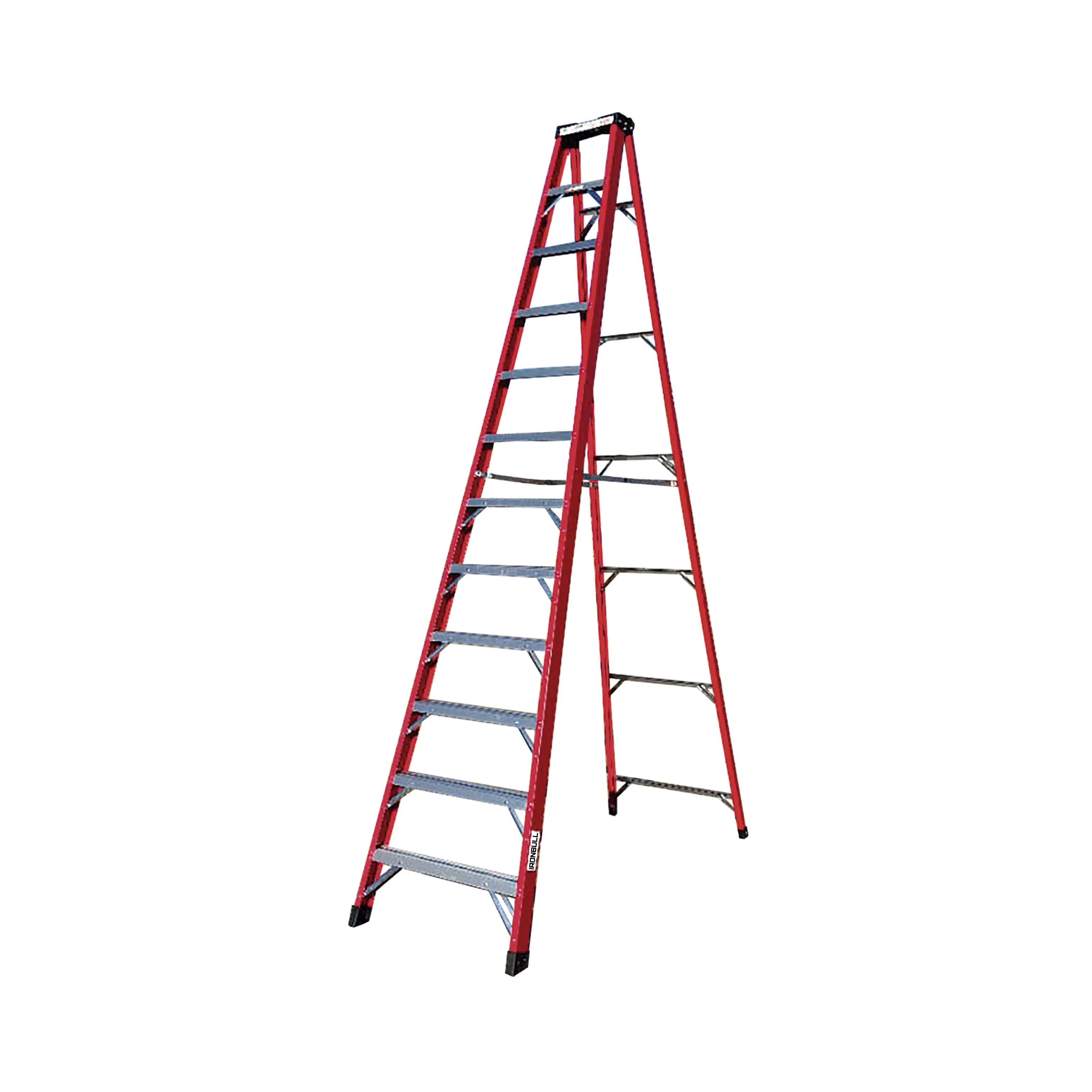 Escalera Tijera Doble Fibra de Vidrio 12 Peldaños Santa Catarina