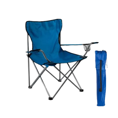 Silla Plegable con Porta Vaso y Bolso