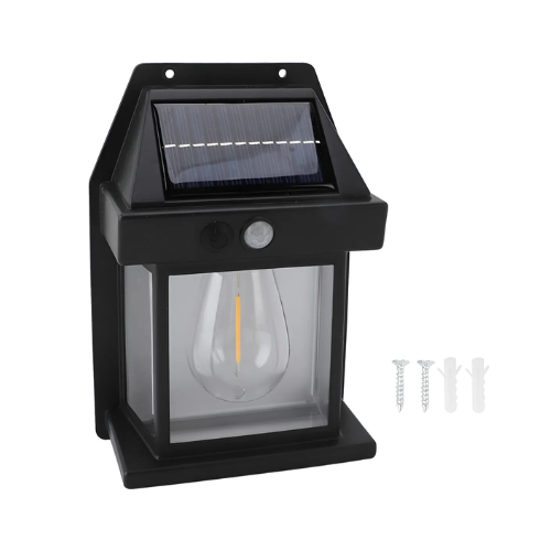 Lámpara de Pared Led Solar Decorativo Con Sensor