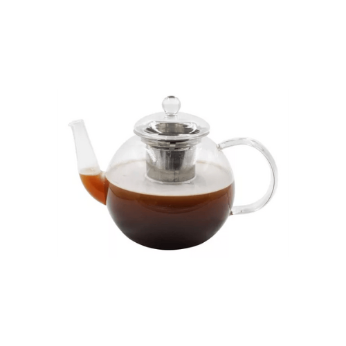 Tetera 1500ml Vidrio Borosil Infusor A.Inox