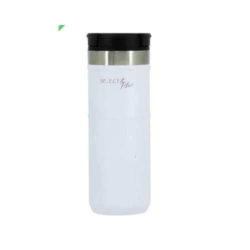Travel Mug 500ml Doble Pared Blanco